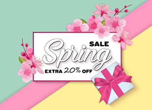 وکتور لیبل فروش بهاره وکتور برچسب فروش