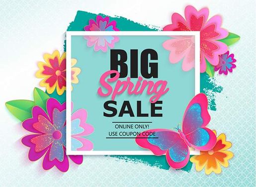 وکتور لیبل فروش بهاره وکتور برچسب فروش