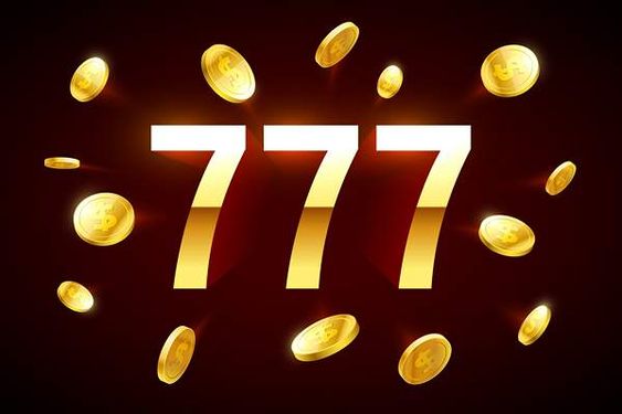 وکتور سکه طلا وکتور عدد 777