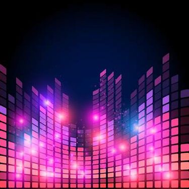 وکتور جلوه نور وکتور موج نور