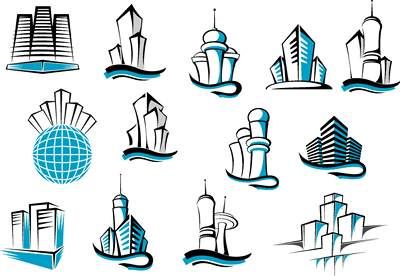 وکتور ساختمان وکتور برج وکتور بنگاه مسکن