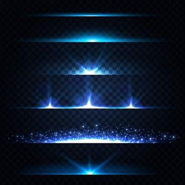 وکتور جلوه نور وکتور درخشش نور