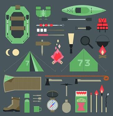 وکتور اسلحه وکتور چادر مسافرتی