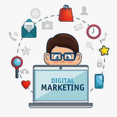وکتور بازاریابی اینترنتی وکتور  marketing