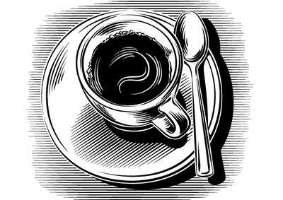 وکتور کافی شاپ وکتور فنجان قهوه