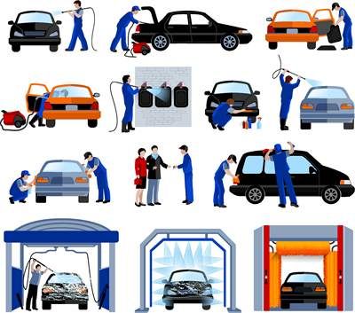 وکتور کارواش وکتور شست و شوی ماشین