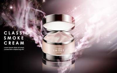 وکتور بک گراند جلوه نور وکتور لوازم آرایش