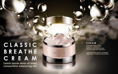 وکتور بک گراند جلوه نور وکتور لوازم آرایش