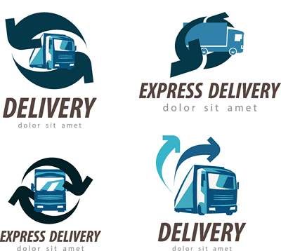 وکتور لوگو حمل و نقل وکتور لوگو تخلیه بار