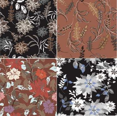 وکتور بک گراند گل وکتور پترن گل