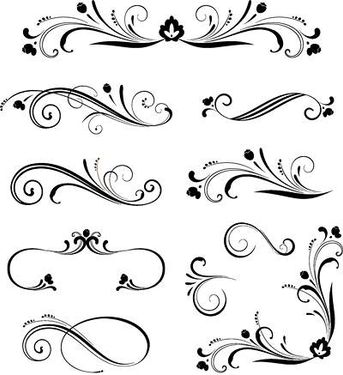 وکتور کادر گل وکتور حاشیه گل