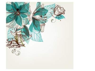 وکتور بک گراند گل وکتور پس زمینه گل