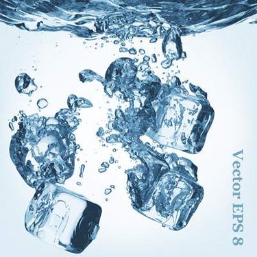 وکتور قالب یخ وکتور آب