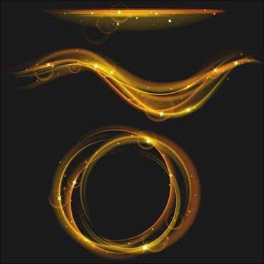 وکتور جلوه نور مارپیچ