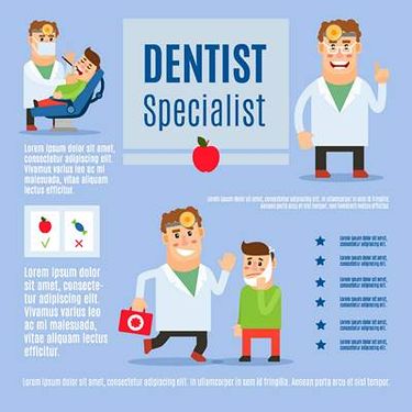 وکتور دندان پزشکی وکتور متخصص دندان