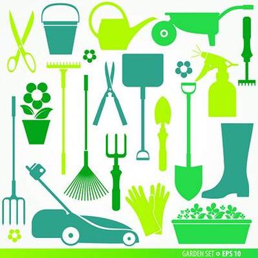 وکتور تجهیزات باغبانی وکتور بیل