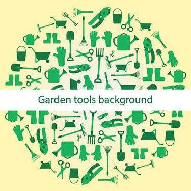 وکتور تجهیزات باغبانی وکتور بیل