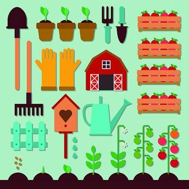 وکتور تجهیزات باغبانی وکتور بیل