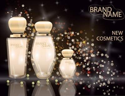 وکتور لوازم آرایش وکتور کرم سفید کننده