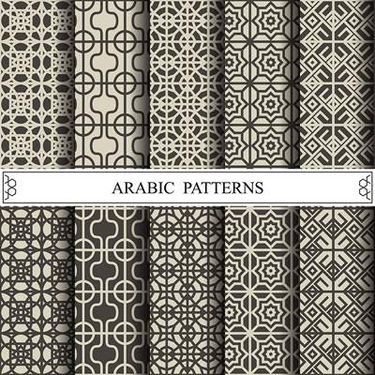 وکتور بک گراند تذهیب وکتور پترن تذهیب