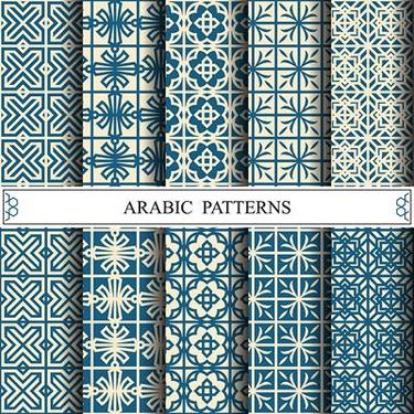 وکتور بک گراند تذهیب وکتور پترن تذهیب