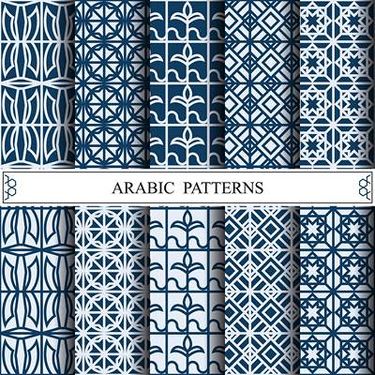 وکتور بک گراند تذهیب وکتور پترن تذهیب