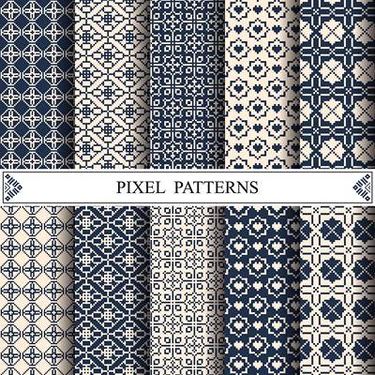 وکتور بک گراند تذهیب وکتور پترن تذهیب