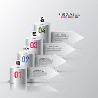 وکتور اینفوگرافی گرافیکی