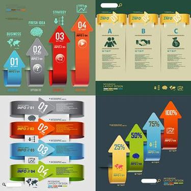 وکتور اینفوگرافی گرافیکی