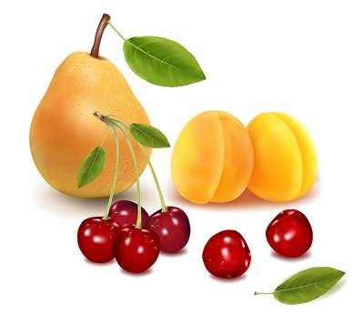 وکتور گلابی وکتور میوه فروشی