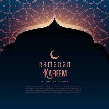 وکتور بک گراند تذهیب وکتور ماه رمضان