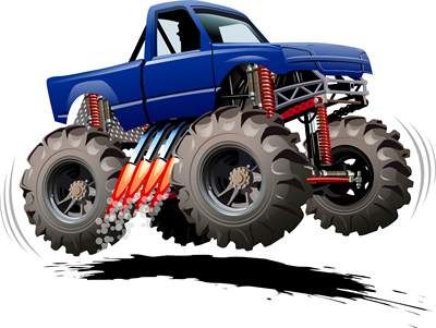 وکتور خودروی غول پیکر وکتور آفرود