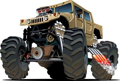 وکتور خودروی غول پیکر وکتور آفرود