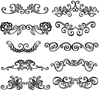 وکتور حاشیه گل وکتور حاشیه گل و بوته