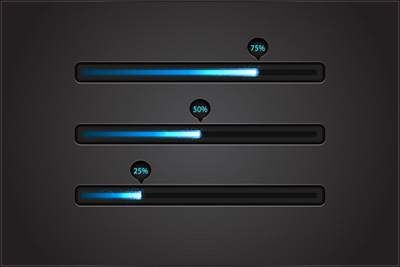 وکتور نوار گرافیکی لودینگ