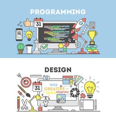 وکتور برنامه نویسی وکتور پیشرفت وب