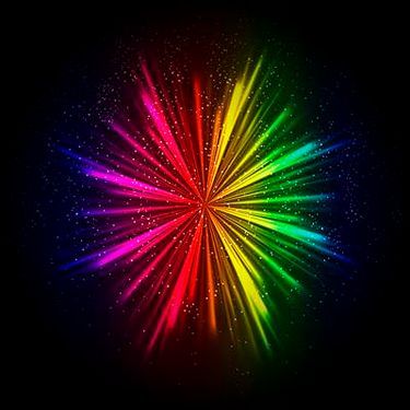 وکتور جلوه نور گرافیکی وکتور پخش شدن نور