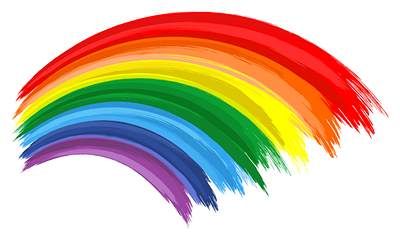 وکتور موج رنگین کمان وکتور نور رنگین کمان