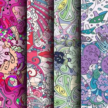 وکتور بک گراند گل وکتور پس زمینه گل و بوته