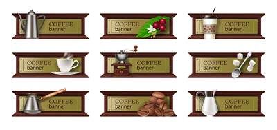 وکتور لیبل کافی شاپ وکتور فنجان قهوه