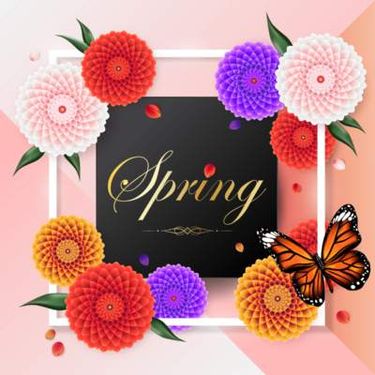 وکتور بک گراند گرافیکی وکتور حاشیه گل