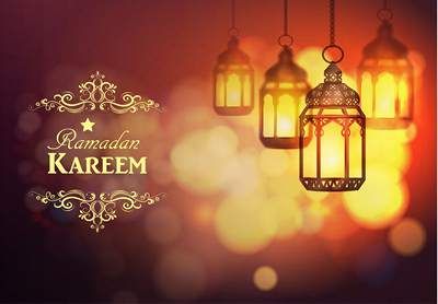 وکتور فانوس وکتور ماه رمضان