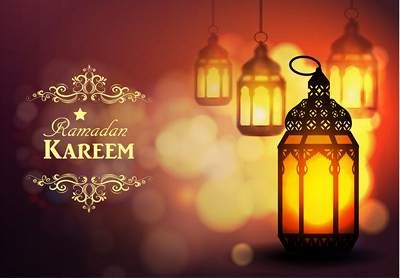 وکتور فانوس وکتور ماه رمضان