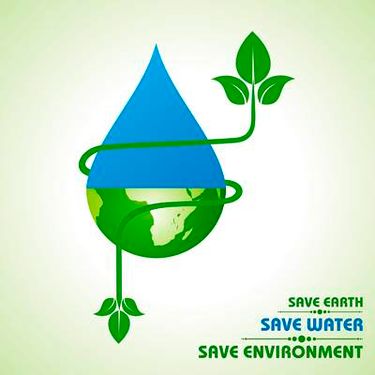وکتور حفاظت از محیط زیست وکتور قطره آب