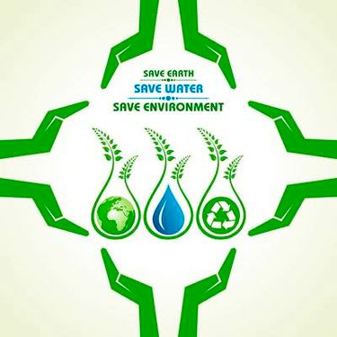 وکتور حفاظت از محیط زیست وکتور قطره آب