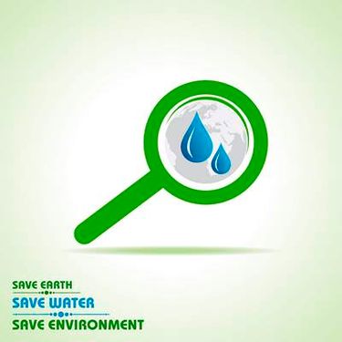 وکتور حفاظت از محیط زیست وکتور قطره آب