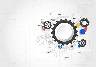 وکتور بک گراند تکنولوژی وکتور چرخ دنده