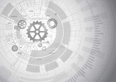 وکتور بک گراند تکنولوژی وکتور چرخ دنده