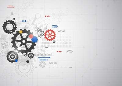وکتور بک گراند تکنولوژی وکتور چرخ دنده