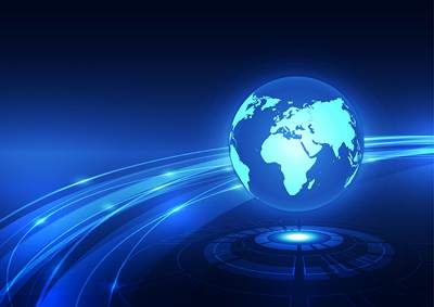 وکتور بک گراند تکنولوژی وکتور کره زمین